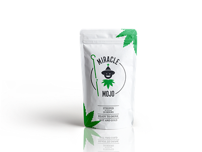 Logo Design for Miracle Mojo. mockup on  Packaging