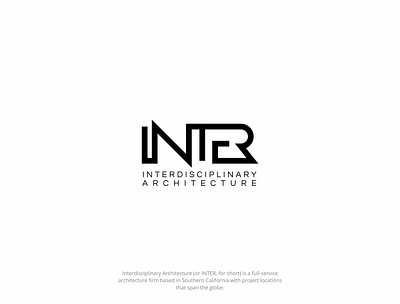 INTER Logo alphabet calligraphy creative design font future futuristic letter logo logotype simple technology text type typeface typography vector