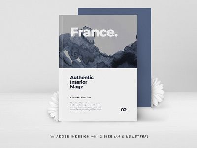 France Interior Design Portfolio a4 adobe advertising branding catalog catalogue clean fashion indesign lookbook magazine minimalist modern print print design printable printing professional template us lettter