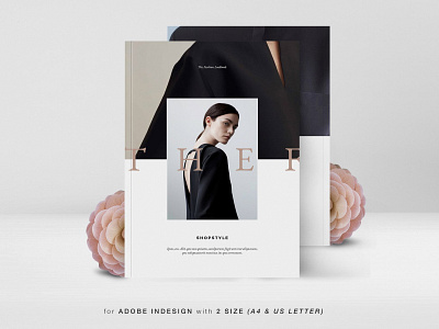 Thef Fashion Collection Lookbook a4 adobe advertising branding catalog catalogue clean fashion indesign lookbook magazine minimalist modern print print design printable printing professional template us lettter