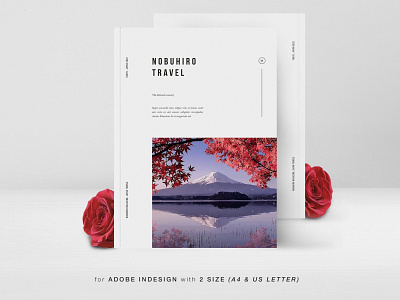 Nobuhiro Travel Magazine a4 adobe advertising branding catalog catalogue clean fashion indesign lookbook magazine minimalist modern print print design printable printing professional template us lettter