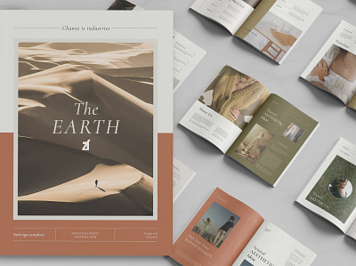 The Earth Business proposal a4 adobe advertising branding catalog catalogue clean fashion indesign lookbook magazine minimalist modern print print design printable printing professional template us lettter