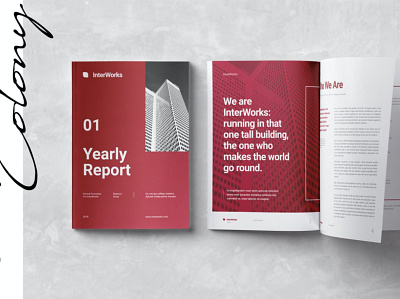 Annual Report a4 adobe annual annual design annual report branding brochure catalog clean indesign magazine modern print printable report report design report template template us letter usletter