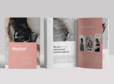 Brand Guideline annual annual design annual report branding brochure catalog clean editorial editorial layout fashion indesign lookbook magazine modern photography portfolio report report design report template template