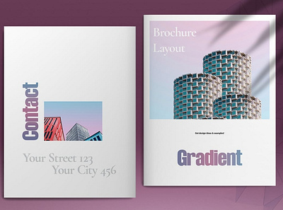 Colorful Brochure Layout a4 adobe aesthetic catalog clean colorful gradient gradients indesign magazine minimalist modern photography portfolio print printable professional template us letter usletter