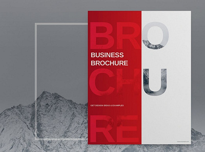 Red Business Brochure Template a4 adobe advertising branding catalog catalogue clean fashion indesign lookbook magazine minimalist modern print print design printable printing professional template us lettter
