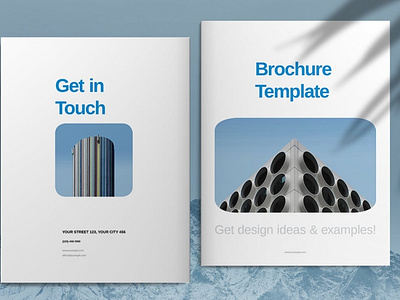 Blue Business Brochure Layout