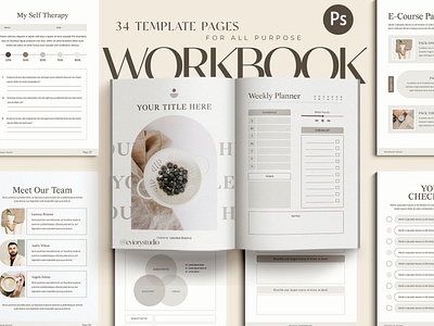 Alnest - Workbook Creator for Coach blog blog ebook canva catalog class clean course download ebook free marketing online print printable social social media template webinar workshop