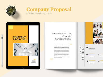 Five Company Proposal blog canva class clean company course download ebook free marketing online print printable proposal social social media template webinar workshop
