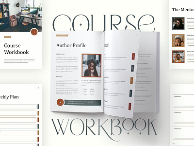 Course Workbook blog blog ebook canva catalog class clean course download ebook free marketing online print printable social social media template webinar workshop