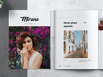 MIRANA - Magazine Template a4 adobe catalog clean editorial editorial layout fashion indesign lookbook magazine minimalist modern photography portfolio print printable professional template us letter usletter