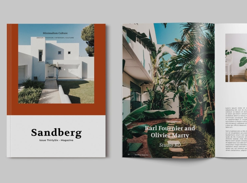 Magazine Template by InDesign Essence on Dribbble