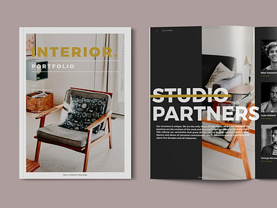 Interior - Exterior Portfolio Brochure Template