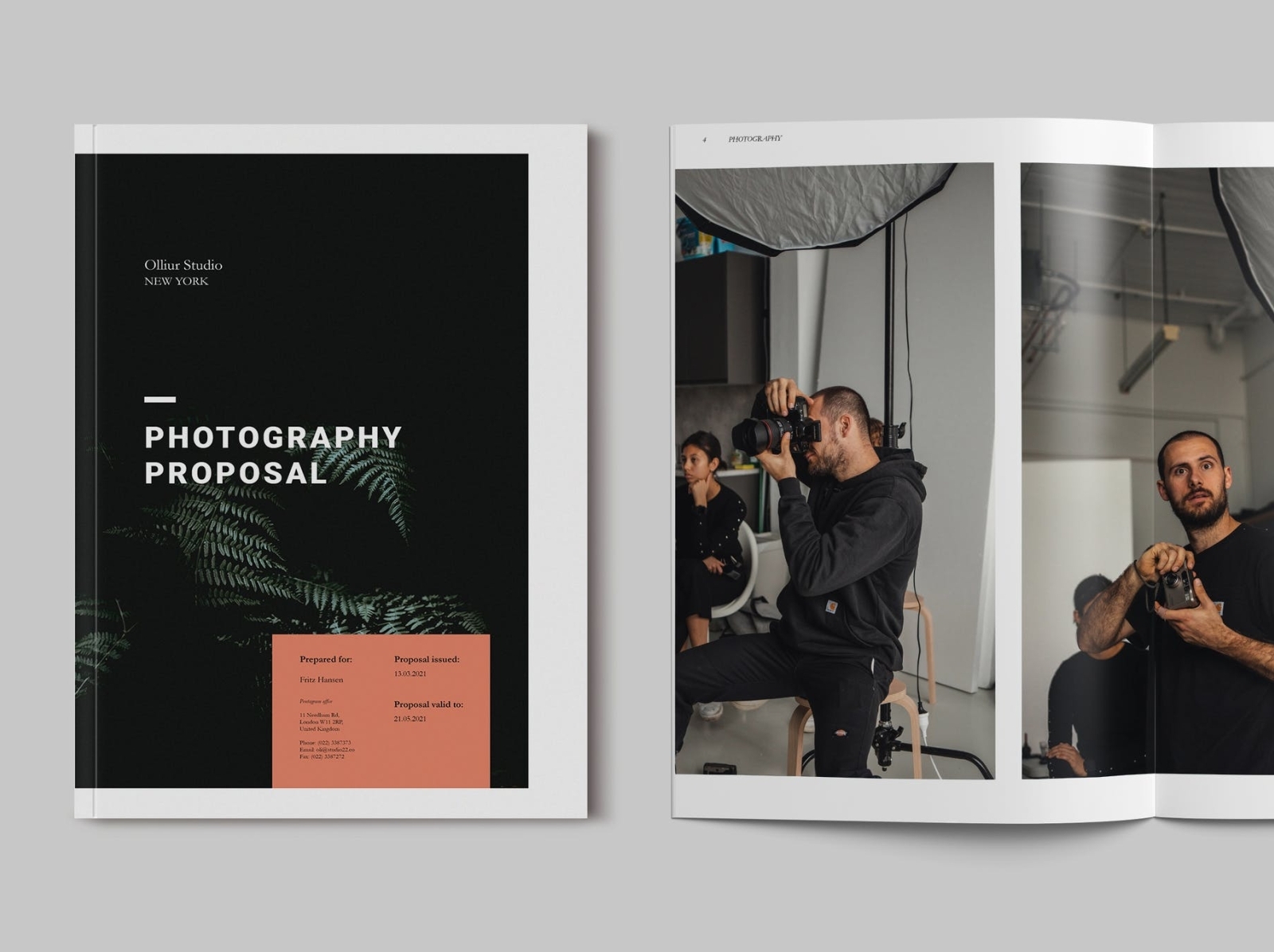 Photography Proposal Template by Print Templates on Dribbble In Photography Proposal Template