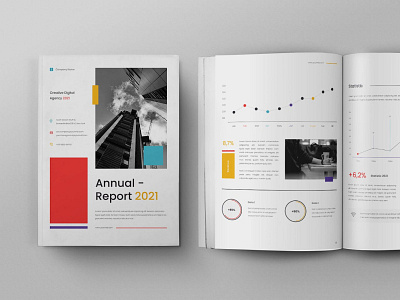 Annual Report 3d animation catalog clean design ebook graphic design illustration indesign logo magazine motion graphics online print printable template webinar
