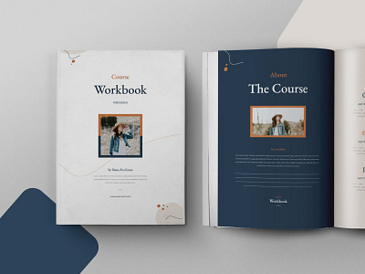 Course Workbook 3d animation branding catalog clean design graphic design illustration indesign logo magazine motion graphics online print printable template webinar workbook