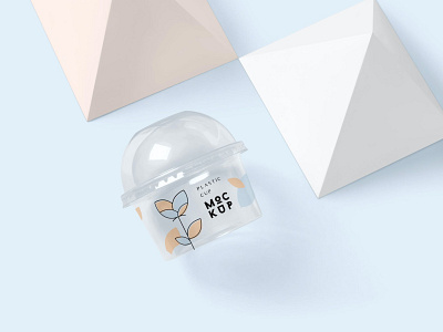 Download Ice Cream Cup Mockups By Print Templates On Dribbble