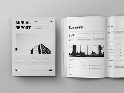 Annual Report 2021 3d animation annual business annual report branding business catalog catalog business clean graphic design indesign logo magazine motion graphics print printable report template