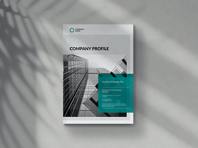 Company Profile Template 3d animation branding catalog clean company design graphic design illustration indesign logo magazine motion graphics print printable profile template