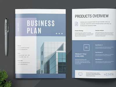 Business Plan 3d animation branding bussine plan bussines catalog clean design graphic design illustration indesign logo magazine motion graphics plan print printable template ui