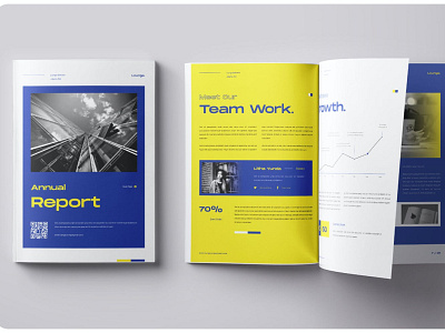 Annual Report 3d animation annual annual report branding catalog clean design graphic design illustration indesign logo magazine motion graphics print printable report template ui