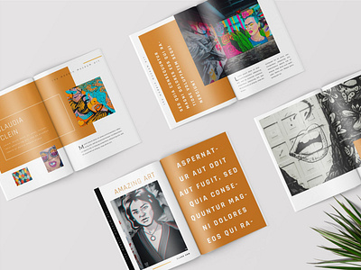 Claudia - Pop Art Magazine Template