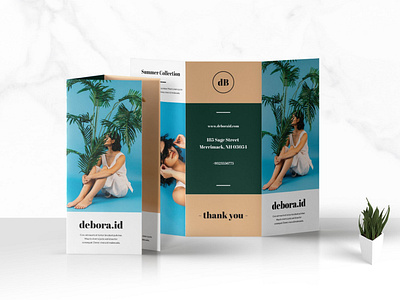 Trifold Fashion Business Brochure