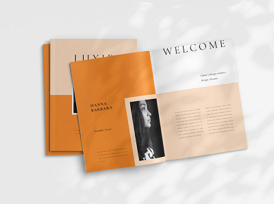 Luxie - Fashion Portfolio Template branding catalog clean design fashion graphic design illustration indesign logo magazine motion graphics portfolio template print printable template ui