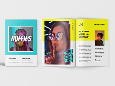 Pop Art Magazine Template