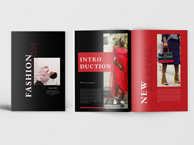 Magazine Template 3d animation branding catalog clean design graphic design illustration indesign logo magazine magazine template motion graphics print printable template ui