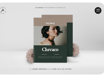 Cluvaco Photography Portfolio a4 adobe adobe indesign brochure catalog clean design indesign letter magazine modern photography poster print print design print template printable professional template us letter