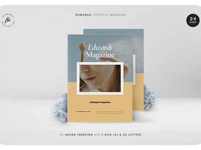 Edwards Lifestyle Magazine 3d adobe animation branding catalog clean design fashion graphic design illustration indesign logo lookbook magazine modern motion graphics print printable template ui