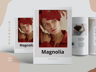 MAGNOLIA - Magazine 3d animation branding catalog clean design graphic design illustration indesign logo magazine minimal brochure motion graphics print printable template ui