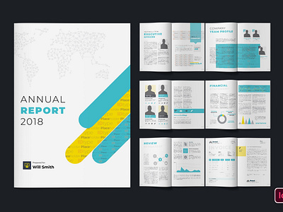 Annual Report annual annual report branding business catalog clean design freelancer graphic design illustration indesign job logo magazine motion graphics portfolio print printable report template