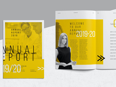 Annual Report annual annual report brochure business business catalog clean graphic design lookbook motion graphics portfolio print report template