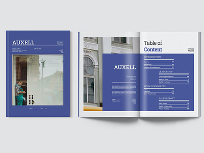 Auxell - Elegant Business Proposal Indesign