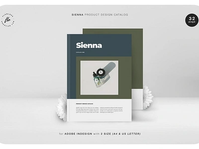 Sienna Product Design Catalog a4 adobe catalog clean design illustration indesign magazine minimalist modern print print design print template printable product professional template usletter web design website