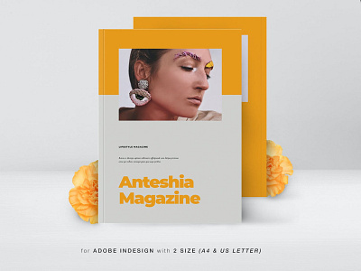 Anteshia Lifestyle Magazine annual report brochure business catalogue catalog clean editioral fashion lifestyle lookbook magazine minimal minimalist modern photography portfolio print printable professional report template