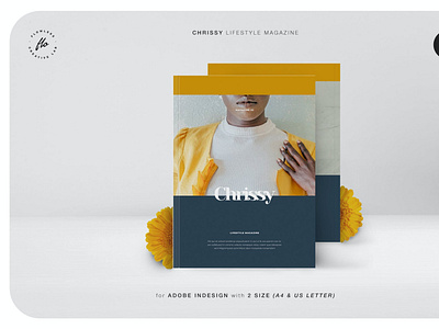 Chrissy Lifestyle Magazine annual annual report brochure business catalogue catalog clean editioral fashion lifestyle lookbook magazine minimal minimalist modern photography portfolio print printable professional template