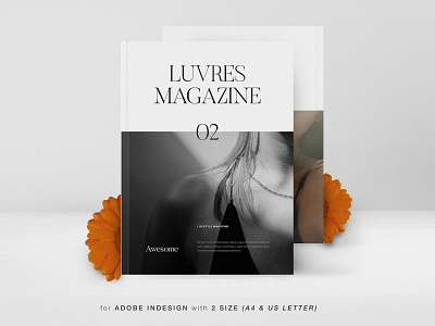 Luvres Lifestyle Magazine annual brochure business business catalog catalog clean editioral fashion lifestyle lookbook magazine minimal minimalist modern photography portfolio print printable professional template