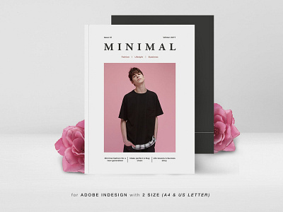 Minimal Fashion & Business Magazine annual report brochure business catalog business magazine catalog clean editioral fashion magazine lookbook magazine minimal minimal fashion minimalist modern photography portfolio print printable professional template