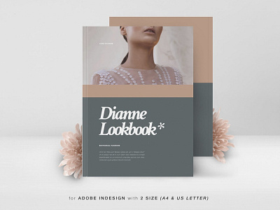 Dianne Editorial Fashion Lookbook annual annual report brochure business catalog catalog clean editoral fashion lifestyle lookbook magazine minimal minimalist modern photography portfolio print printable professional template