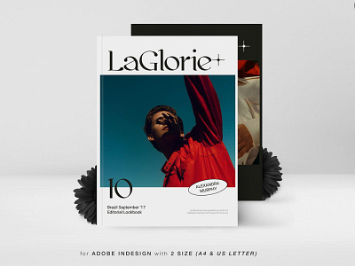 Glorie Editorial Lookbook annual report business catalog catalog clean design editoral fashion illustration indesign lifestyle lookbook magazine minimal modern photography portfolio print printable professional template