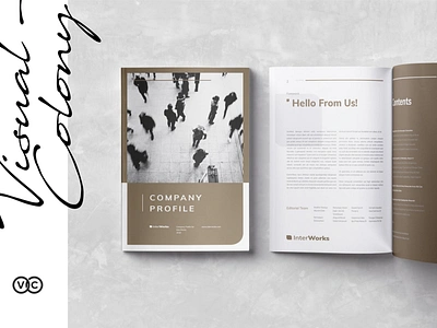 Company Profile annual annual report brochure business catalog clean company design fashion graphic design indesign lifetyle lookbook magazine minimal photography print printable profile template