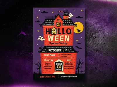 Halloween Party Flyer 7