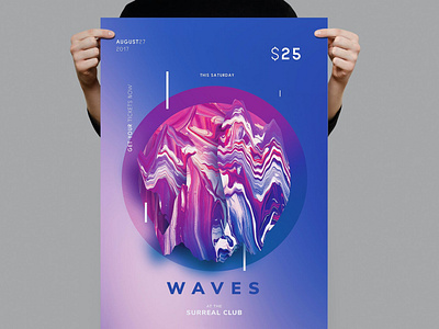 Waves Flyer / Poster Template