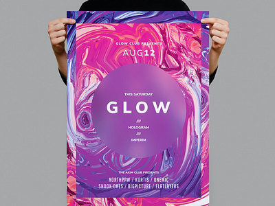 Glow Poster / Flyer Template
