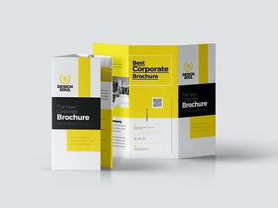 Trifold Brochure annual annual report brochure catalog clean design flat idml illustration indesign magazine multipurpose print printable professional purpose report template trifold trifold brochure