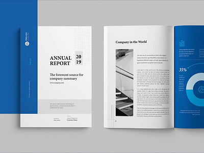 Annual Report annual annual report brochure catalog clean design events illustration indesign infographic lifestyle lookbook magazine modern multipurpose print printable purpose report template