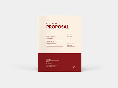 Business Proposal. agency blog brief brochure business catalog clean design events illustration indesign informational magazine multipurpose print printable professional proposal purpose template